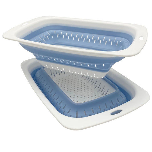 2 - 28 By 18cm & 9cm Deep Rectangle Silicone Collapsible Filter Basket