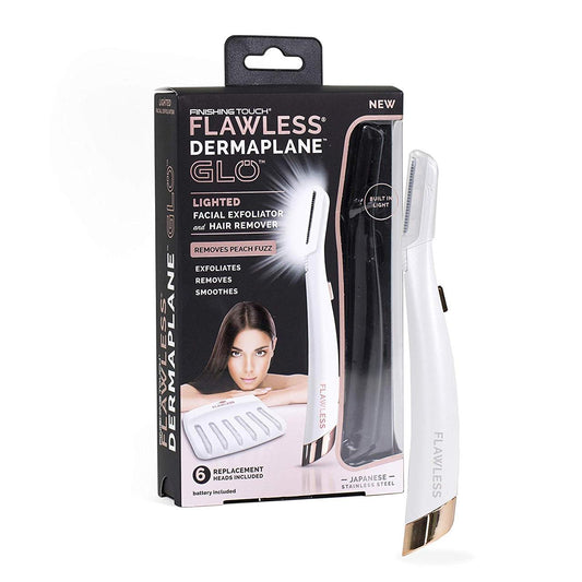 FLAWLBSS LED Lit Facial Exfoliator & Hair Remover