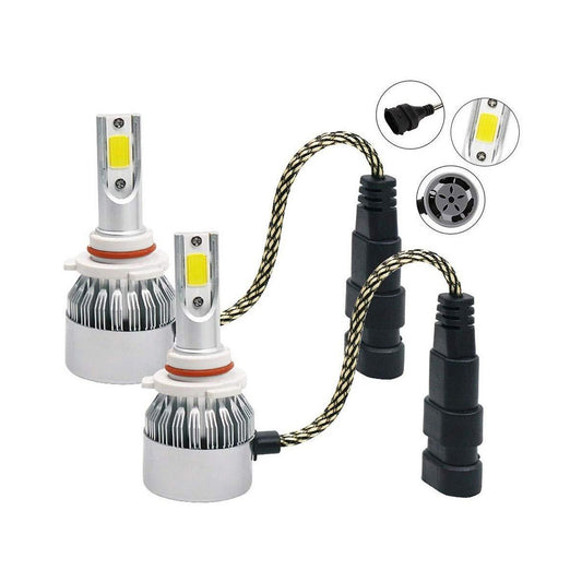 9005 HB3 LED Headlight Kit 6000K With Built-in High-Speed Cooling Fan