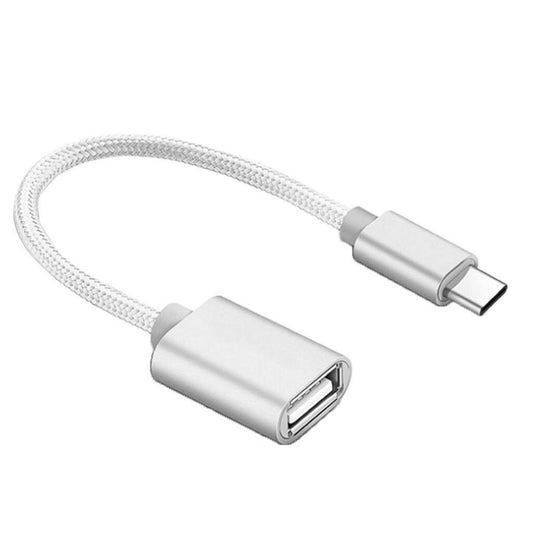 Female USB A To Male Type C 15cm Adapter Cable