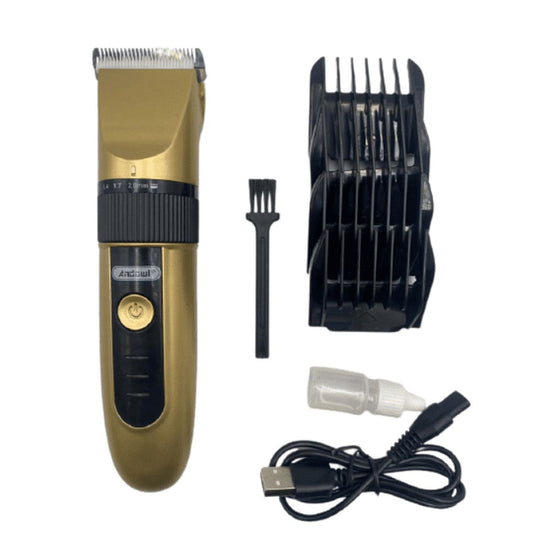 Pet Grooming Hair Clipper & Trimmer With 4 Clipper Heads