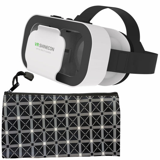 VR Fifth Generation Virtual Reality Glasses & Add On Zipped Carry Case