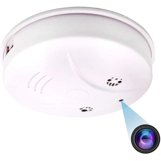 1080P HD Wi-Fi IP Smoke Detector Hidden Spy Nanny Camera