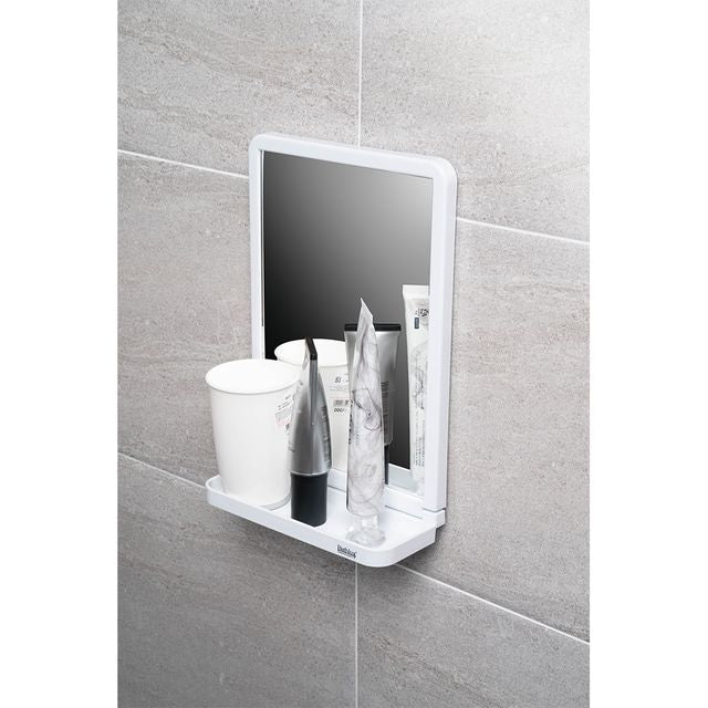 Bathlux Rectangular Mirror With Shelf