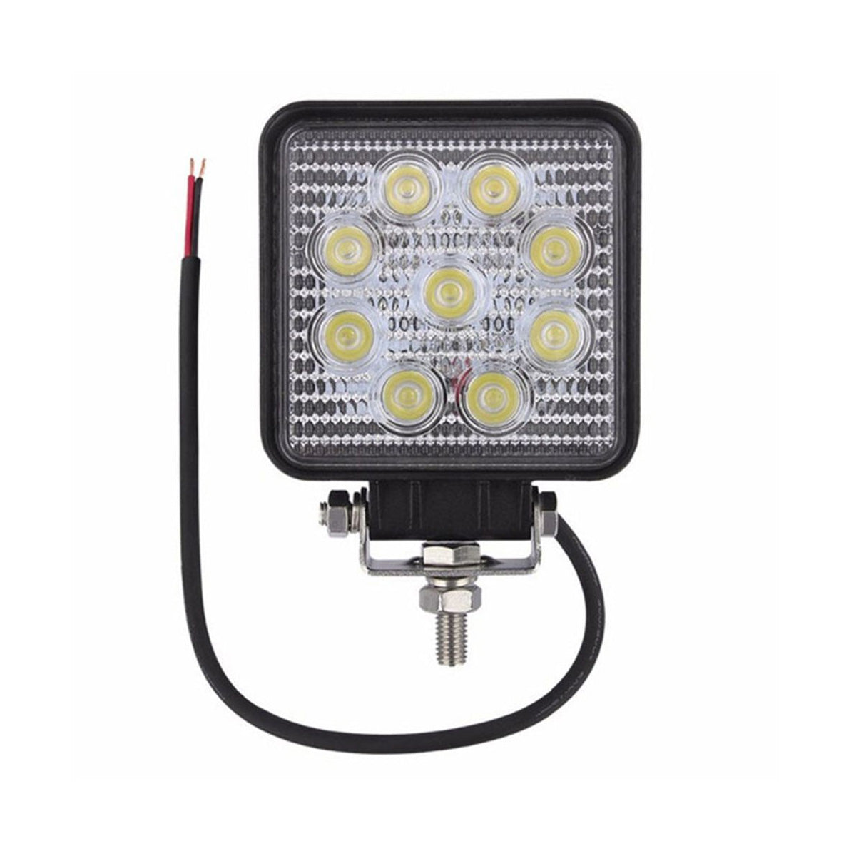 27W 8.5CM Square LED SUV Bakkie 4x4 Boat Motorcycle Headlight Spotlight