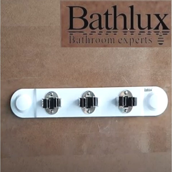 Bathlux Wall Mounted Mop & Broom Holder