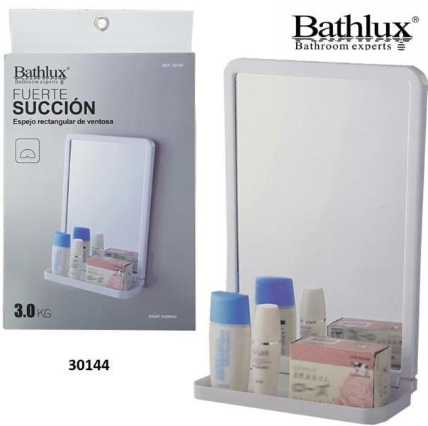 Bathlux Rectangular Mirror With Shelf