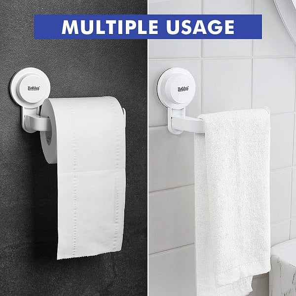 Bathlux Toilet Roll Holder With Suction Cup