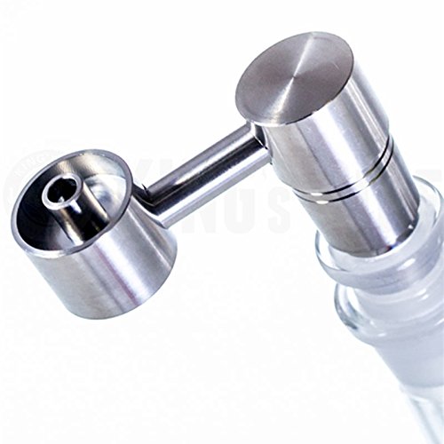 Dab Titanium 14MM & 18MM Side Arm Style Domeless Male Nail Banger