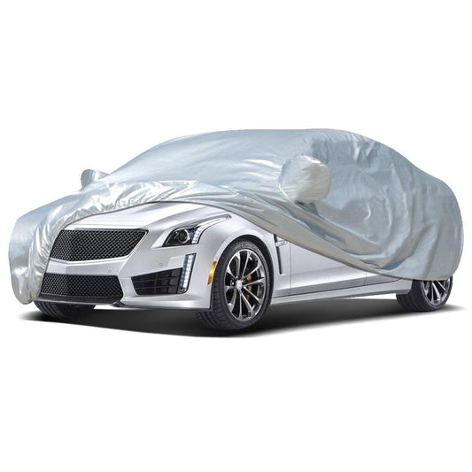 Extra Large 17'9" Nylon Taffeta Portable Dust Sun & Waterproof Car Cover