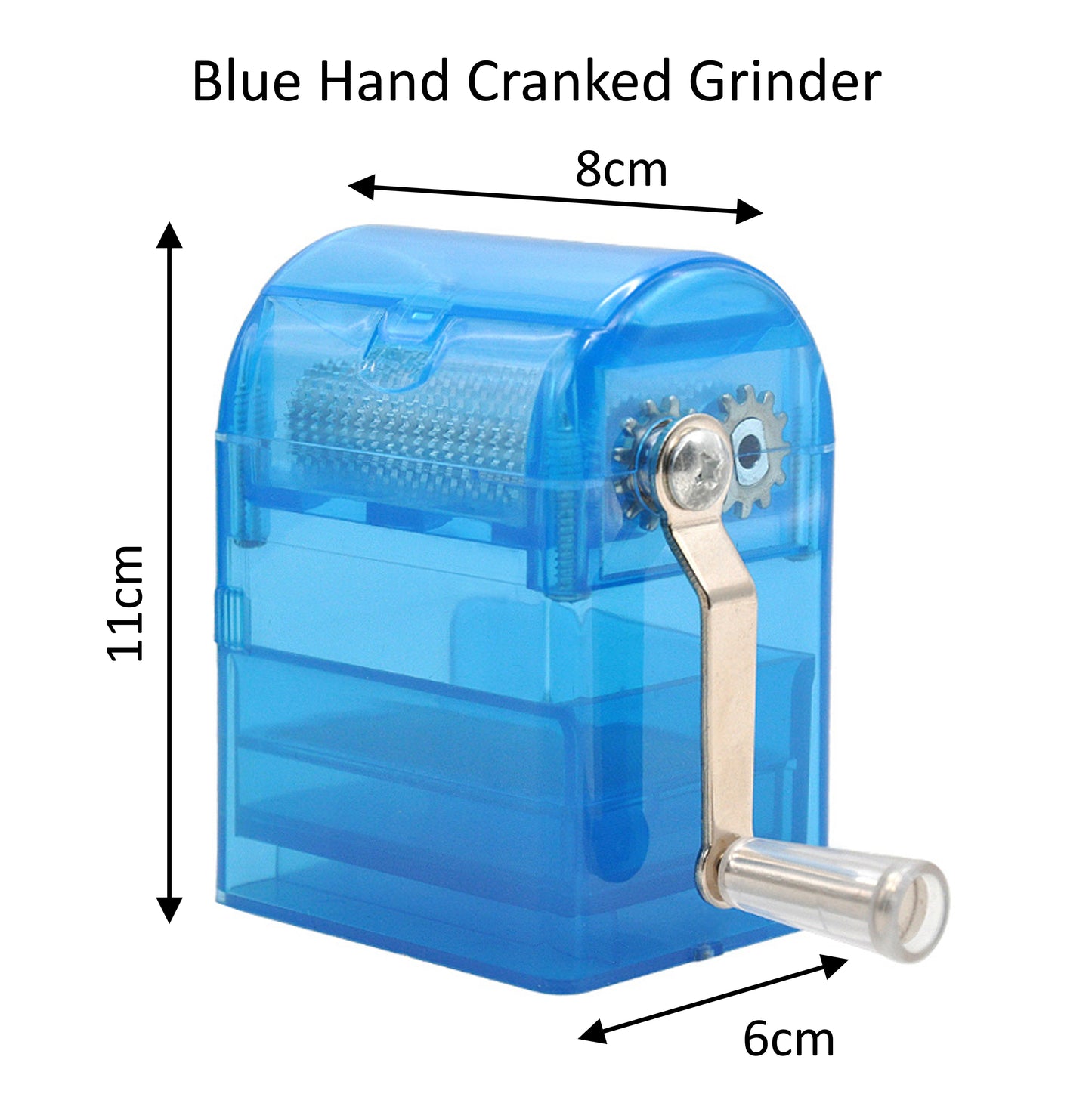 Dry Herb Hand Cranked 4 Stage Crusher Grinder With Storage Box