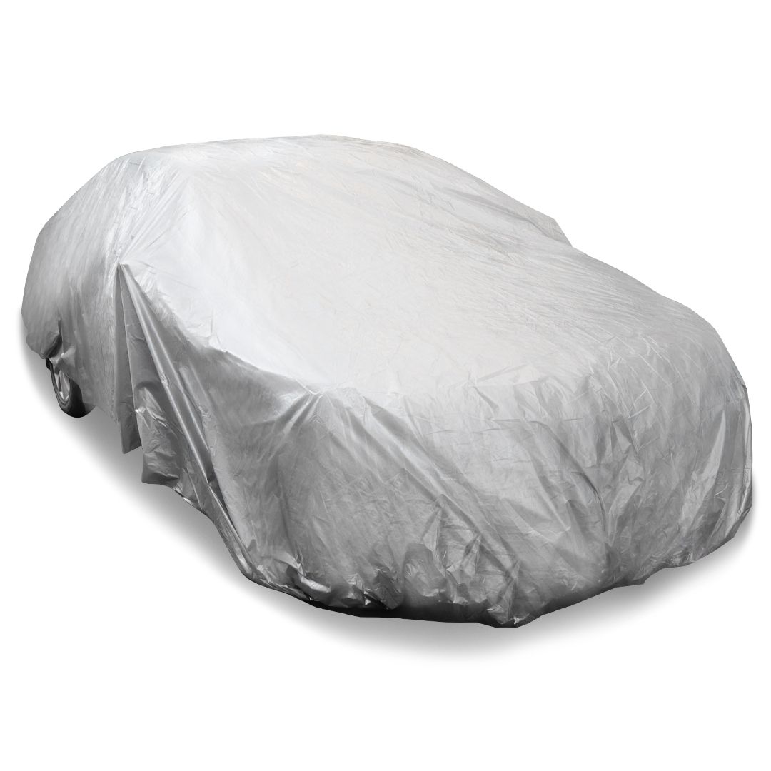 Large 14' 9" Nylon Taffeta Portable Dust Sun &Waterproof Car Cover