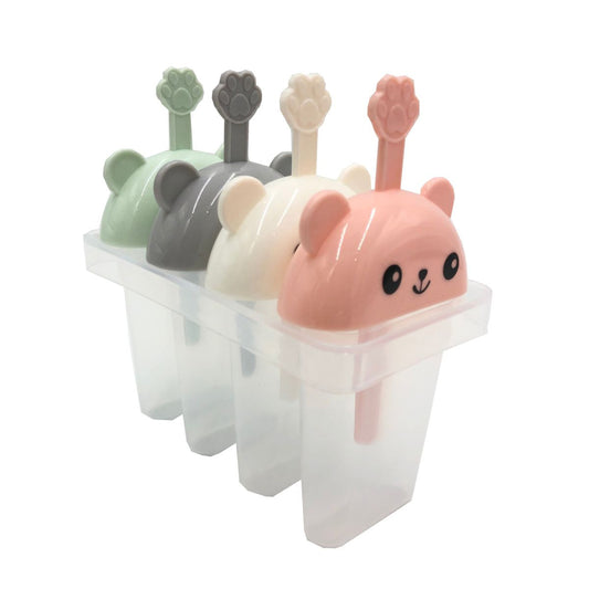 Cute Panda 4 Pieces Popsicle Ice Cream Mould For Children & Adults To Enjoy