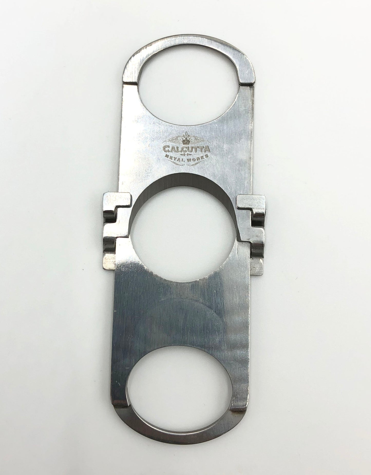 Slim Light Weight Stainless Steel Double Blade Cigar Cutter