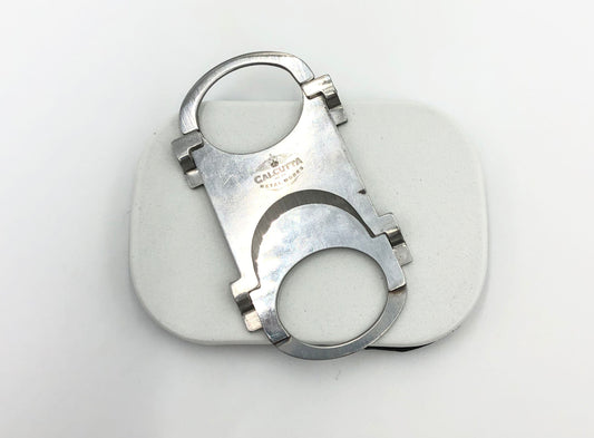 Slim Light Weight Stainless Steel Double Blade Cigar Cutter