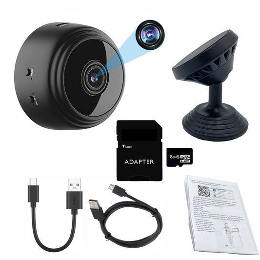 Wifi HD Wireless IP Nanny / Spy Monitor Camera With 8GB Memory Card