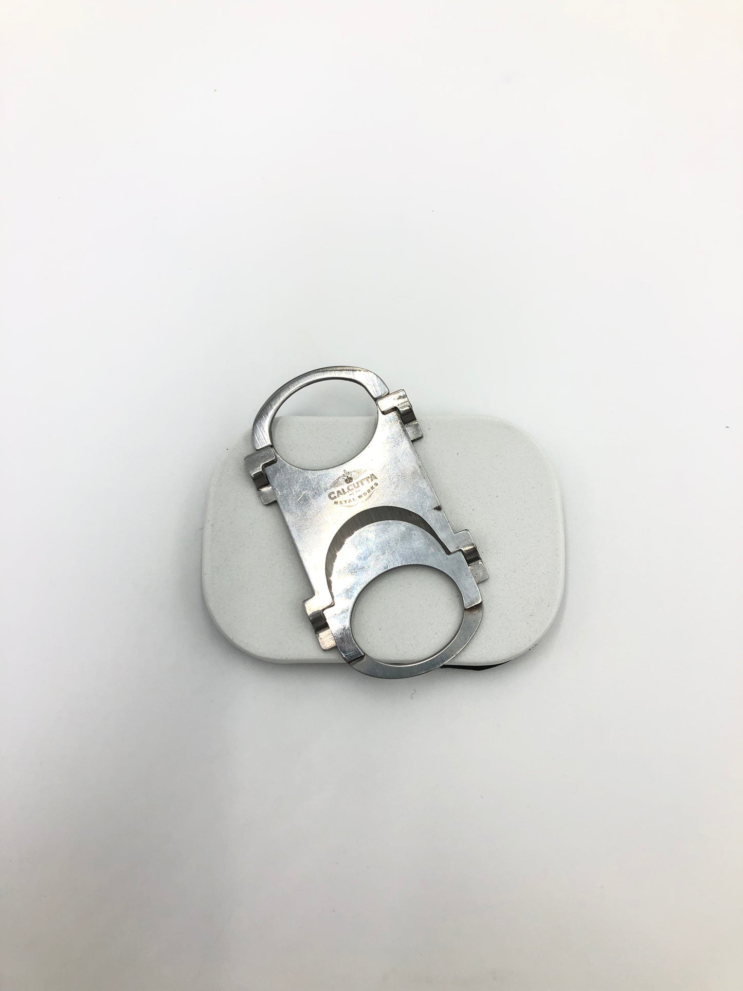 Slim Light Weight Stainless Steel Double Blade Cigar Cutter