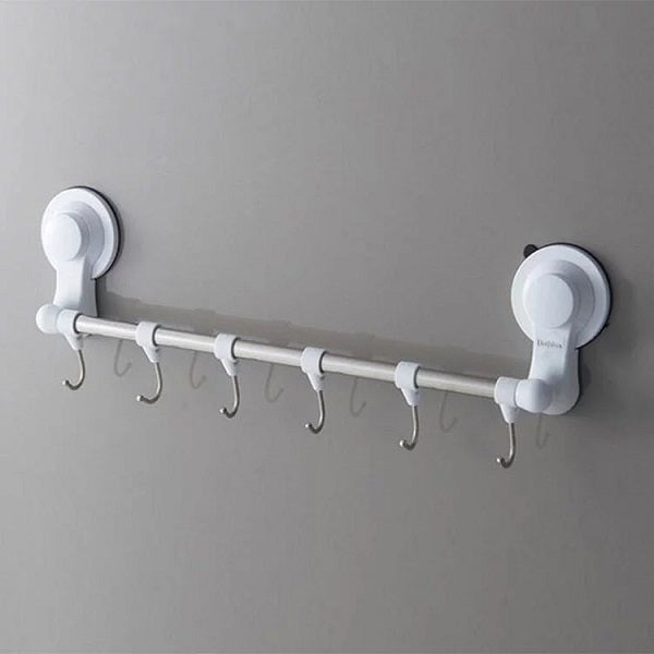 Bathlux Towel Rail With Hooks