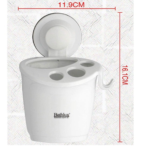 Bathlux Toothbrush Holder with Suction Cup