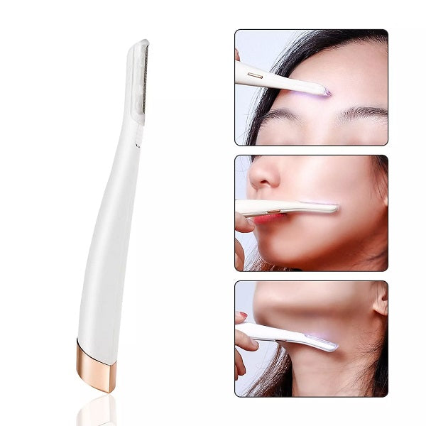 FLAWLBSS LED Lit Facial Exfoliator & Hair Remover